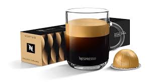 Nespresso vertuo golden caramel barista creations
